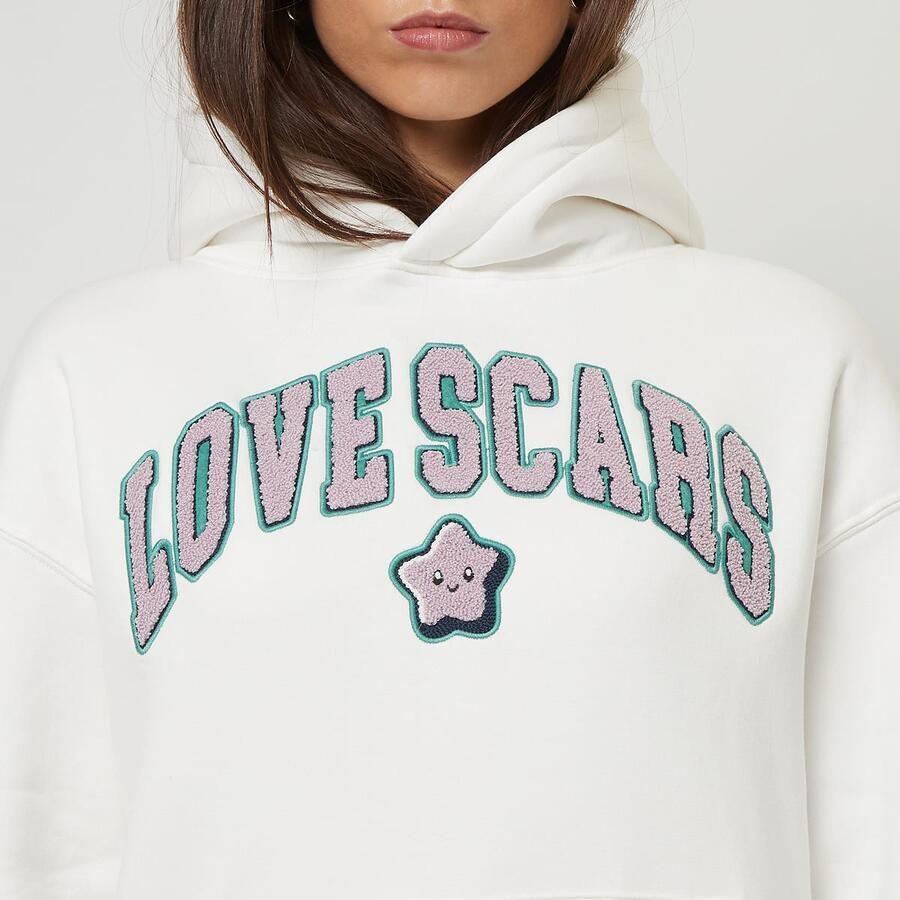 Love Scars College Star Hoodie Wo Hoodies & Sweaters wit Maat S Kleding - Foto 2