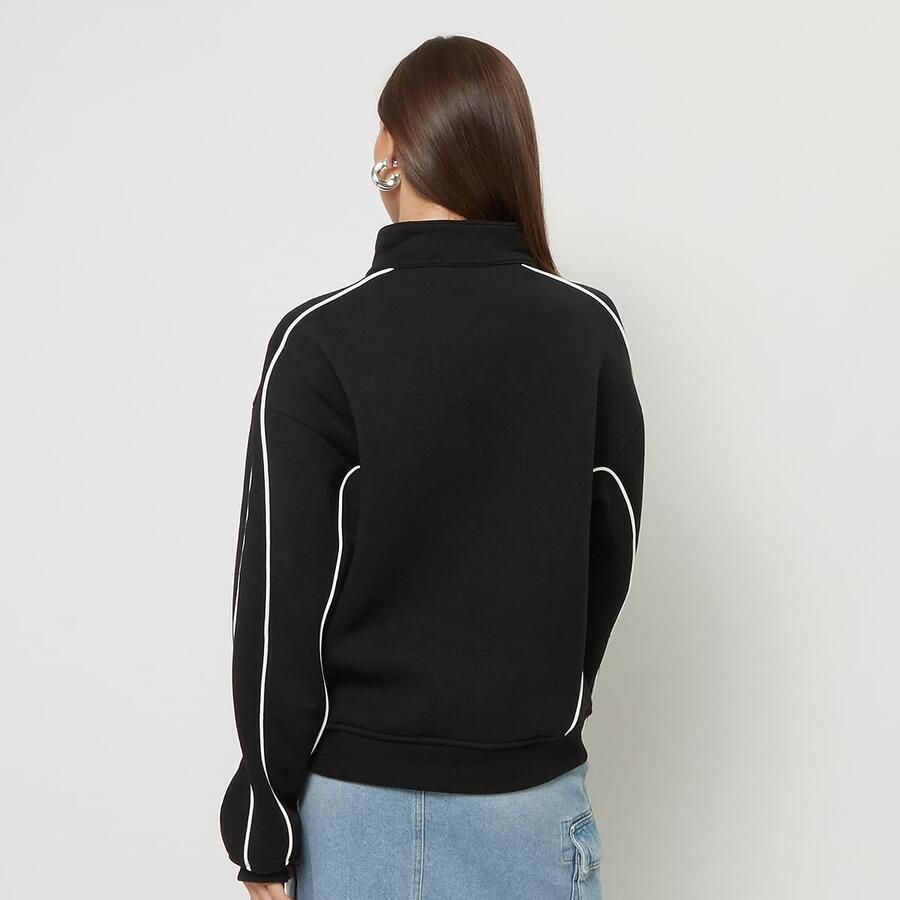 Love Scars Piping Half Zip Sweater Women Hoodies & Sweaters zwart Maat XL Kleding