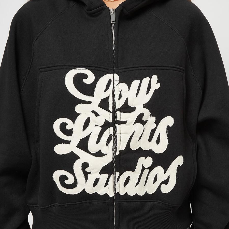 Low Lights Studios Highlights Zipper Black Wo Hoodies & Sweaters zwart Maat XS Kleding - Foto 2