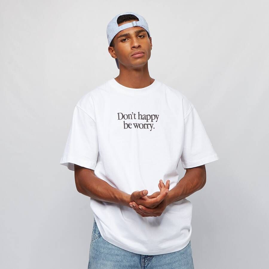 Market Aarde Op Vuur Smiley Tee White Heren