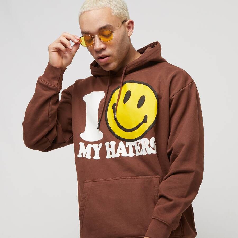 MARKET Smiley Haters Hoodie Hoodies Kleding acorn maat: XL beschikbare maaten:S M XL