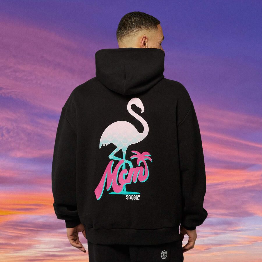 MCM x SNIPES Flamingo Hoodie Men Hoodies & Sweaters zwart Maat XL Kleding - Foto 3