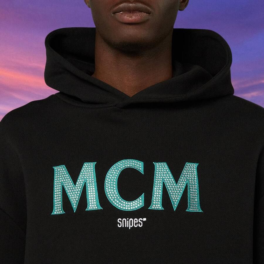 MCM x SNIPES Miami Club Half Sleeve Hoodie Men Overhemden zwart Maat XS Kleding - Foto 2