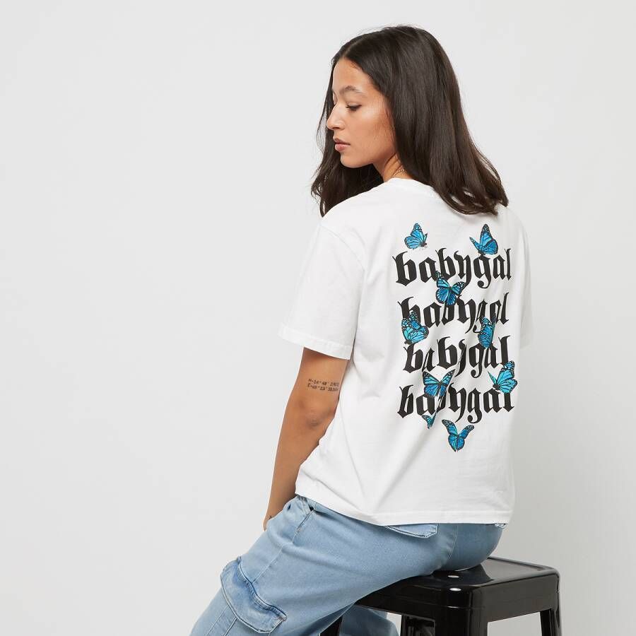 Miss Tee Babygal Tee T-shirts Kleding white maat: XS beschikbare maaten:XS S M L XL