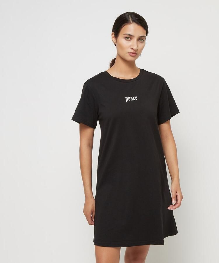 Miss Tee Girls Peace Hand Ladies Dress Women Jurken & Rokken zwart Maat XS Kleding - Foto 2