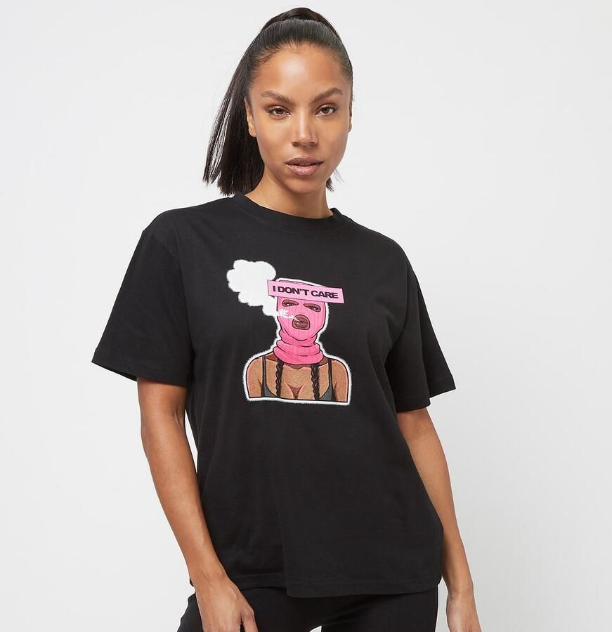 Miss Tee I Don't Care Tee T-shirts Dames black maat: XS beschikbare maaten:XS S M L XL - Foto 3