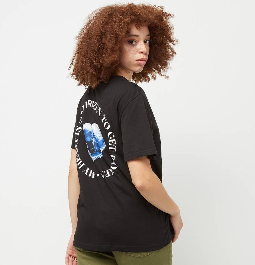 Miss Tee Too Frozen Tee T-shirts Dames Black maat: XS beschikbare maaten:XS S M L XL