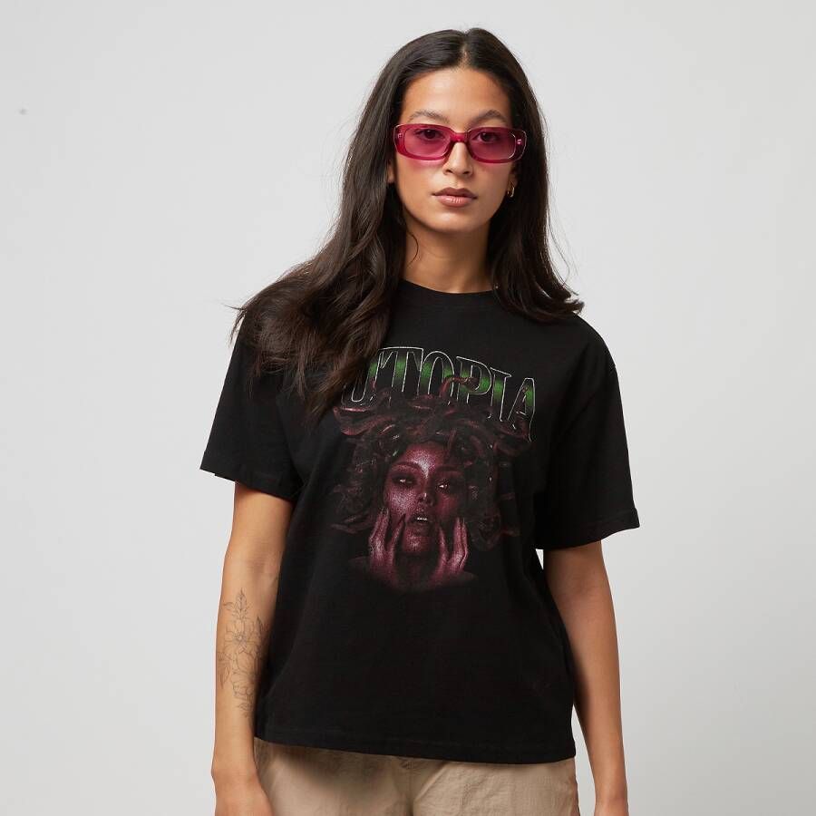 Miss Tee Utopia Tee T-shirts Kleding Black maat: M beschikbare maaten:XS S M L