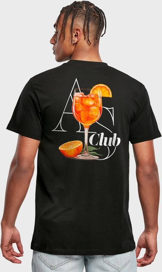 Mister tee A S Club Men T-Shirts & Polo's zwart Maat XXL Kleding