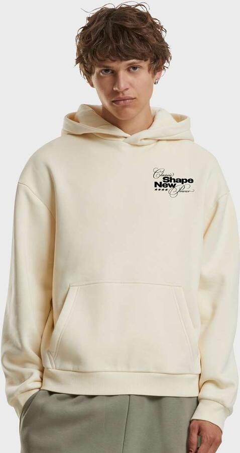 Mister tee Classic Shape New Power Fluffy Hoody Men Hoodies & Sweaters beige Maat XXL Kleding - Foto 2