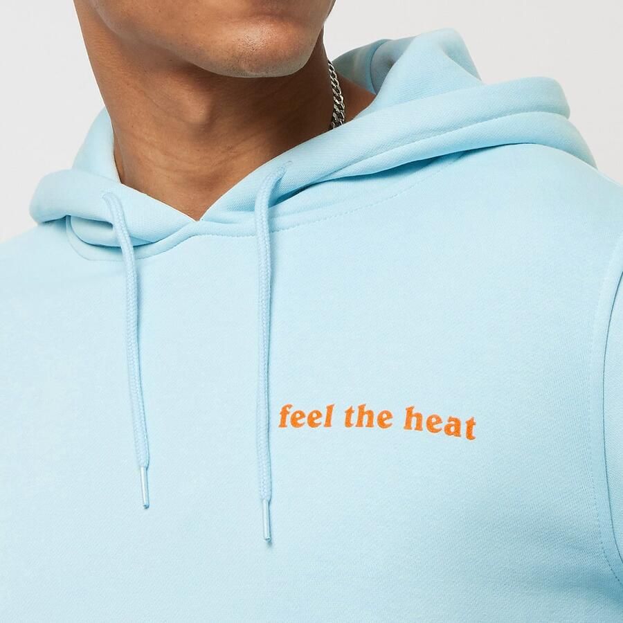 Mister tee Feel The Heat Hoodie Hoodies Kleding ocean blue maat: XXL beschikbare maaten:S M L XL XS XXL - Foto 2