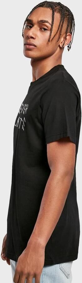 Mister tee It Is Never Too Late Tee black T-Shirts & Polo's in zwart formaten: XXL - Foto 3