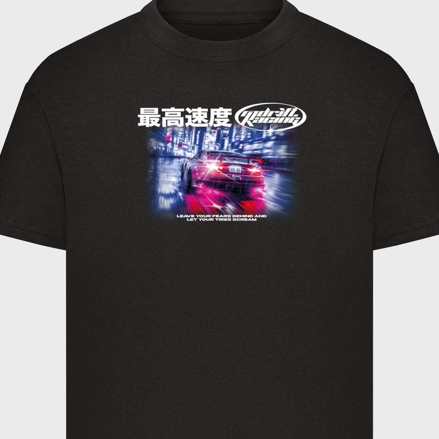 Mister Tee Kids Drift Racing Unisex T-Shirts zwart Kleding