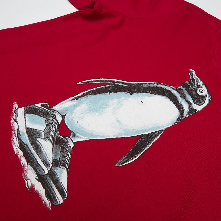 Mister Tee Kids Fancy Penguin Unisex T-Shirts rood Kleding