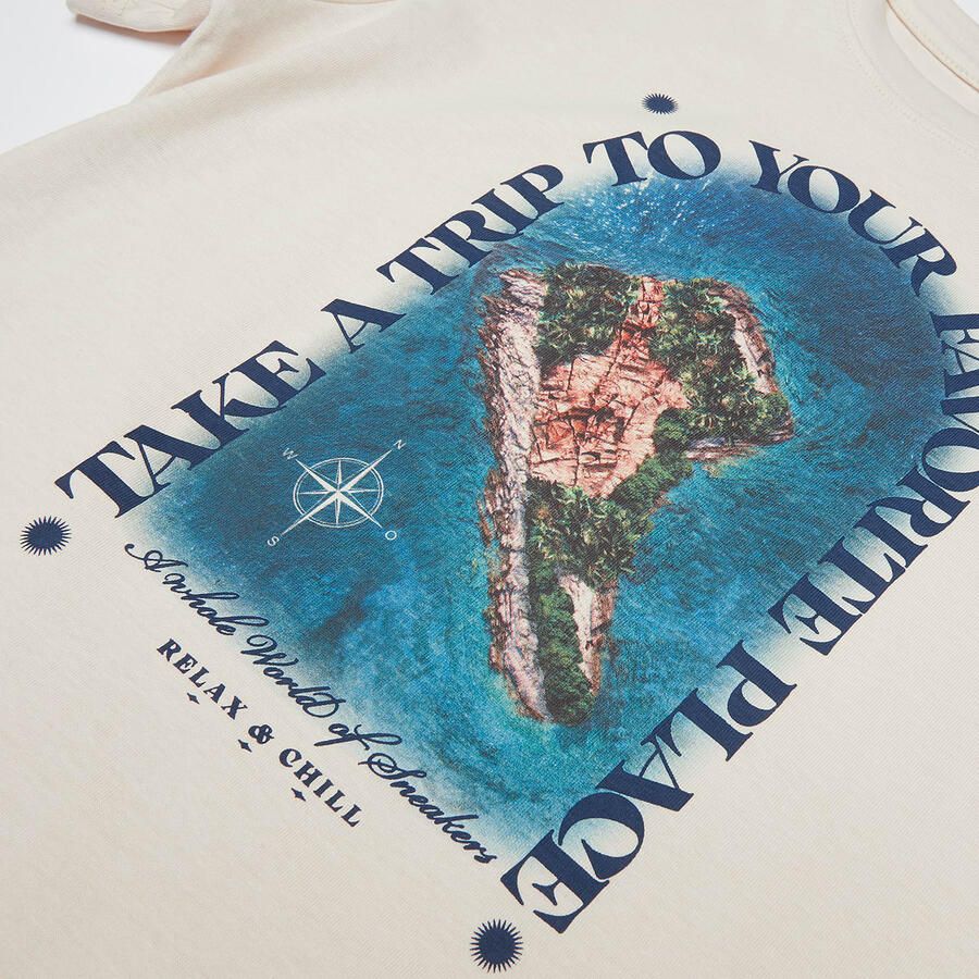 Mister Tee Kids Favorite Place Unisex T-Shirts beige Kleding - Foto 2