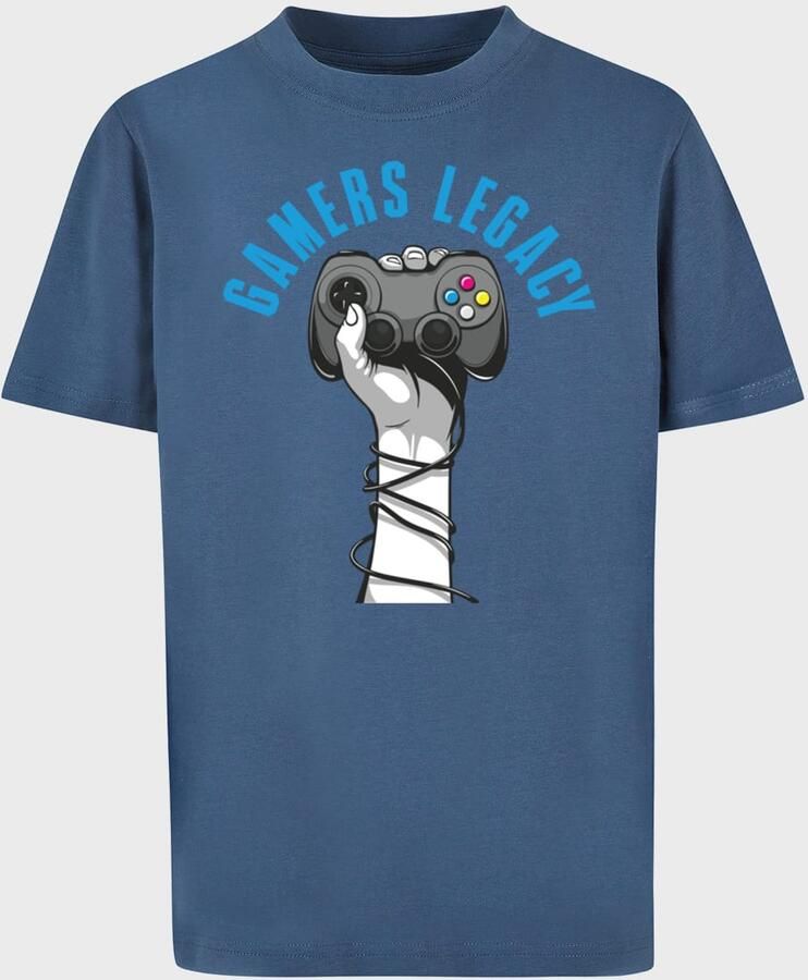 Mister Tee Kids Gamers Legacy Unisex T-Shirts blauw Kleding - Foto 3