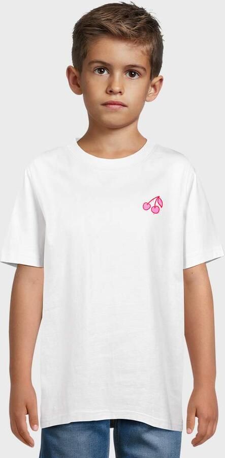 Mister Tee Kids Japan Cherries Unisex T-Shirts wit Kleding - Foto 3