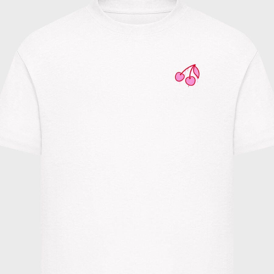 Mister Tee Kids Japan Cherries Unisex T-Shirts wit Kleding