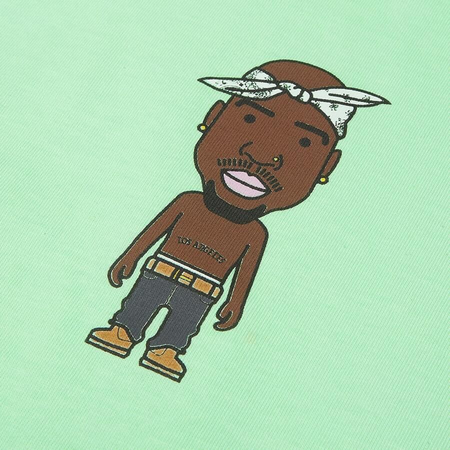 Mister Tee Kids LA Sketch Unisex T-Shirts groen Kleding