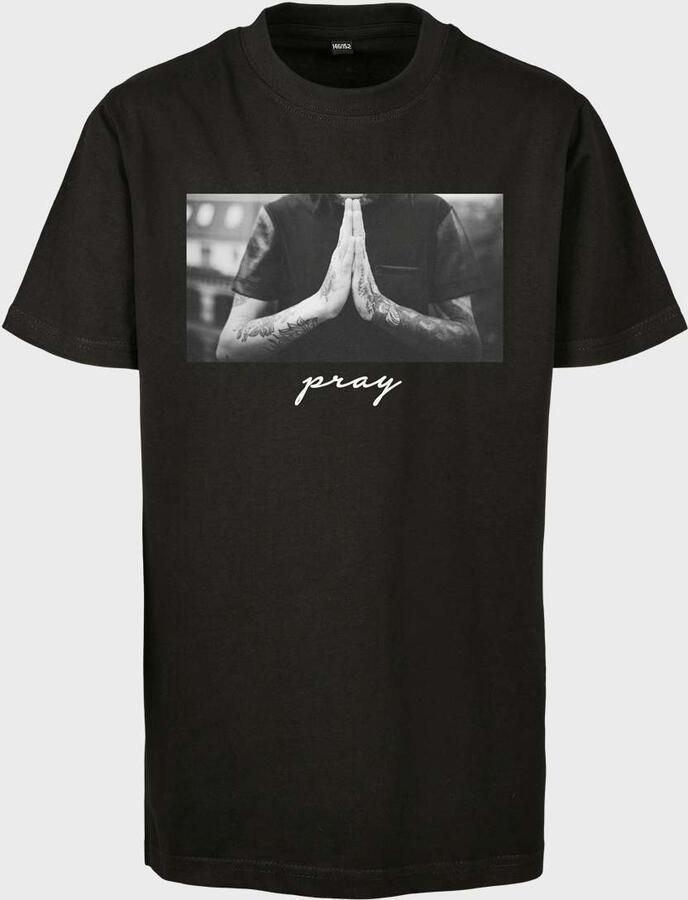 Mister Tee Kids Pray Unisex T-Shirts zwart Kleding - Foto 2