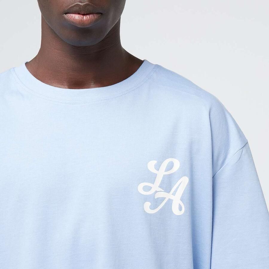 Mister tee LA Football Team Oversize Men T-Shirts & Polo's blauw Maat XXL Kleding - Foto 2