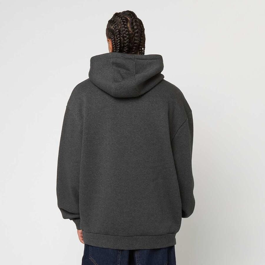 Mister tee Let's Get Physical Fluffy Hoody Men Hoodies & Sweaters grijs Maat XXL Kleding