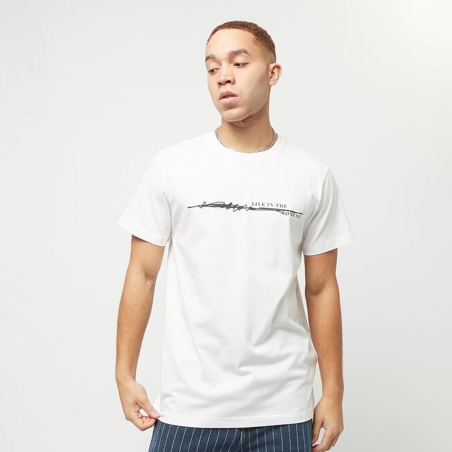 Mister tee Live In The Moment Tee T-shirts Heren white maat: XXL beschikbare maaten:XS S XL XXL