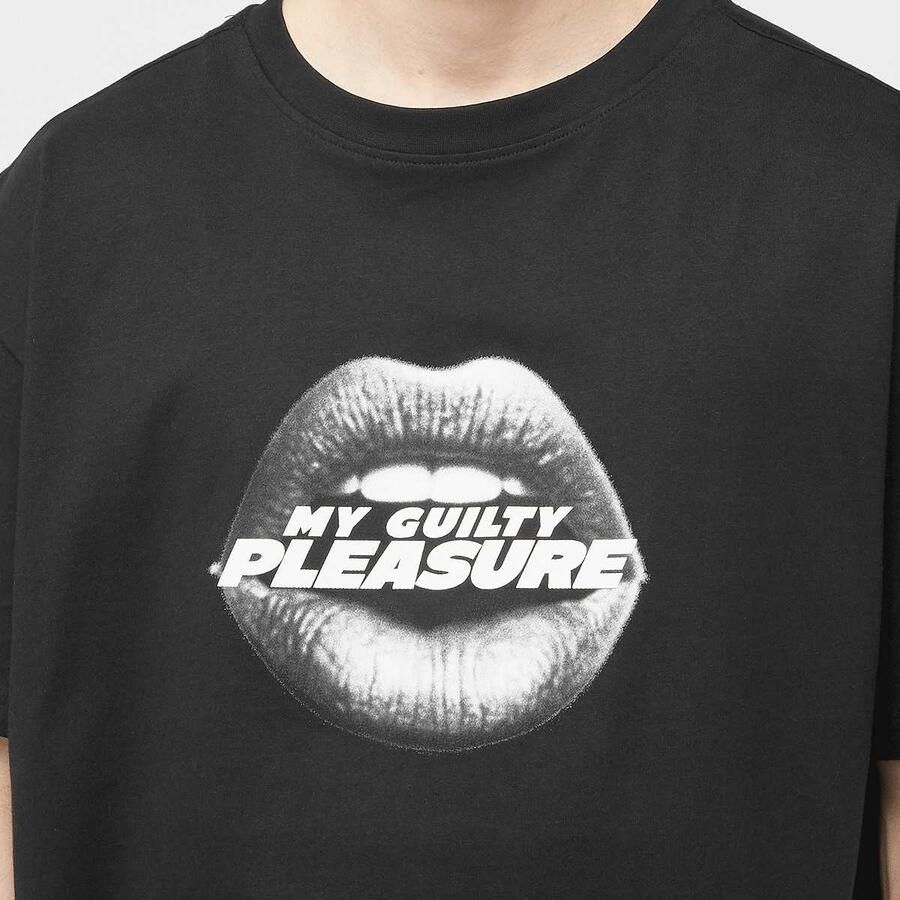 Mister tee Off My Lips Oversize Men T-Shirts & Polo's zwart Maat XXL Kleding - Foto 2