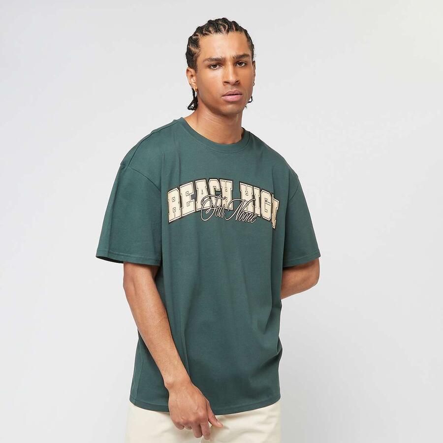 Mister tee Reach High Fear None Oversize Men T-Shirts & Polo's groen Maat XXL Kleding - Foto 3