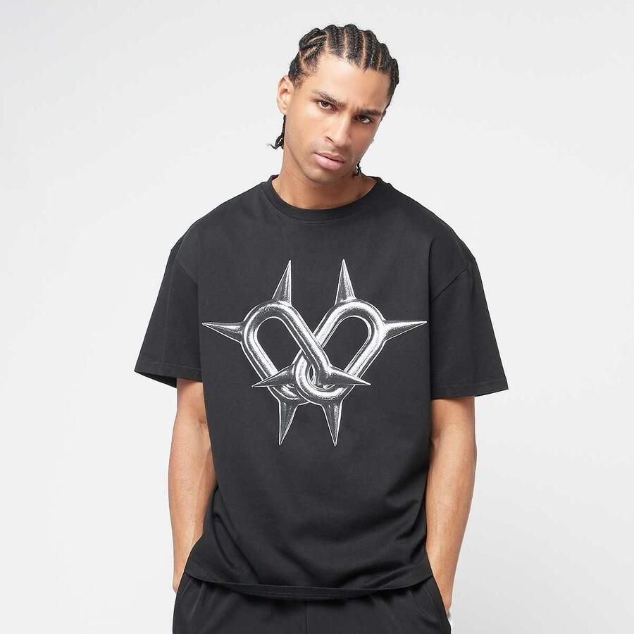 Mister tee Together Forever Oversize Men T-Shirts & Polo's zwart Maat S Kleding - Foto 3