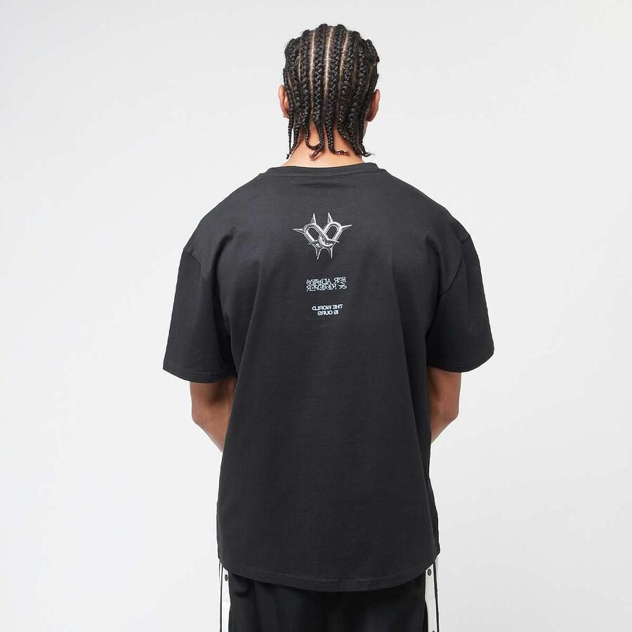 Mister tee Together Forever Oversize Men T-Shirts & Polo's zwart Maat S Kleding