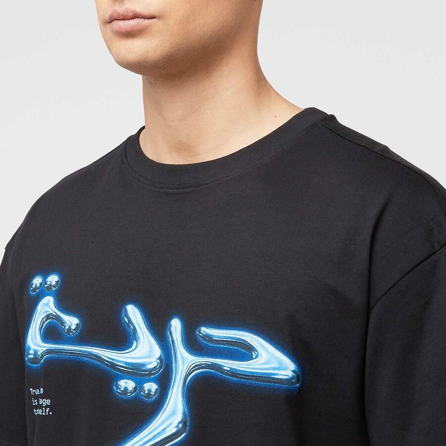 Mister tee True Freedom Chrome Oversize Men T-Shirts & Polo's zwart Maat XXL Kleding