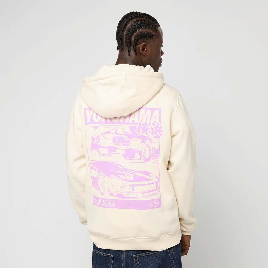 Mister tee Yokohama Race Hoody Men Hoodies & Sweaters beige Maat XXL Kleding - Foto 3