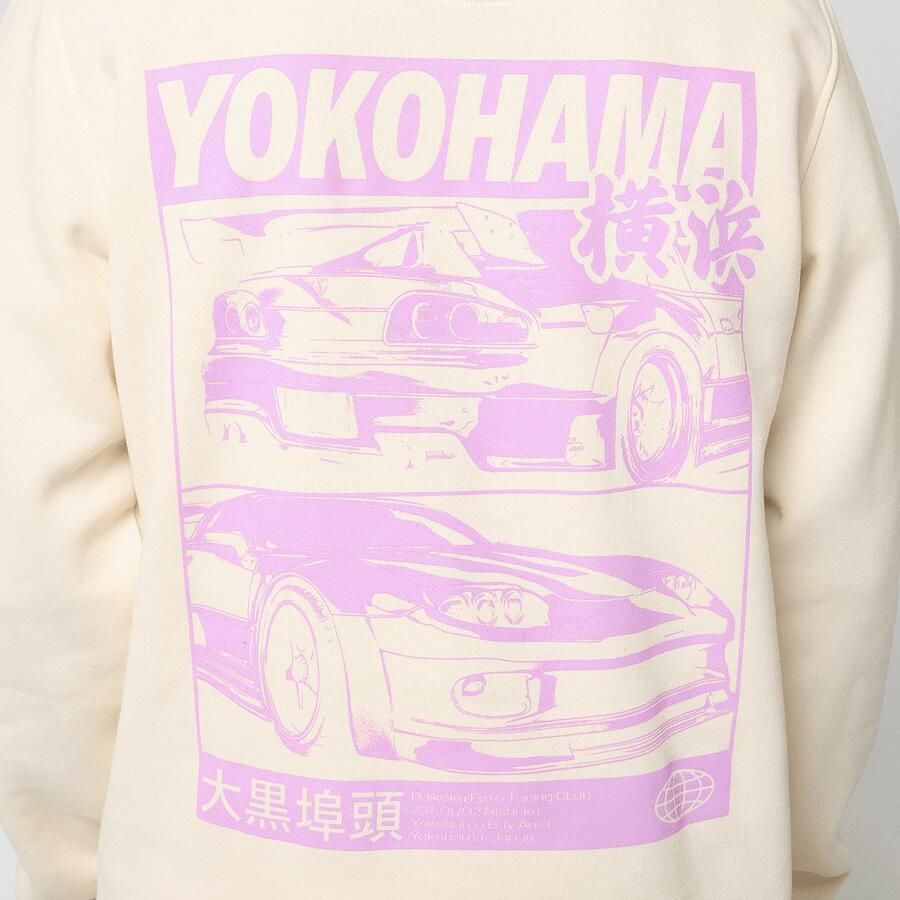 Mister tee Yokohama Race Hoody Men Hoodies & Sweaters beige Maat XXL Kleding - Foto 2