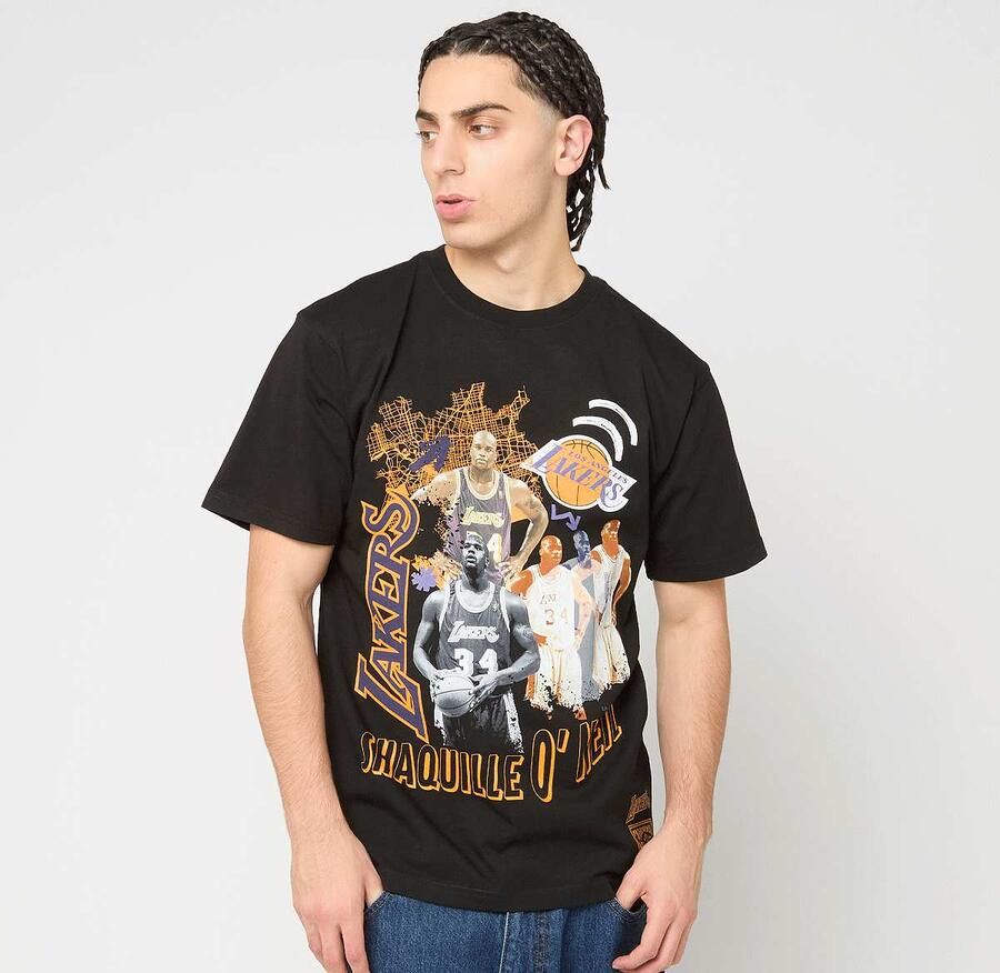 Mitchell & Ness Classic Sport Player Tee Los Angeles Lakers Men T-Shirts Polo's zwart Maat XL Kleding - Foto 3