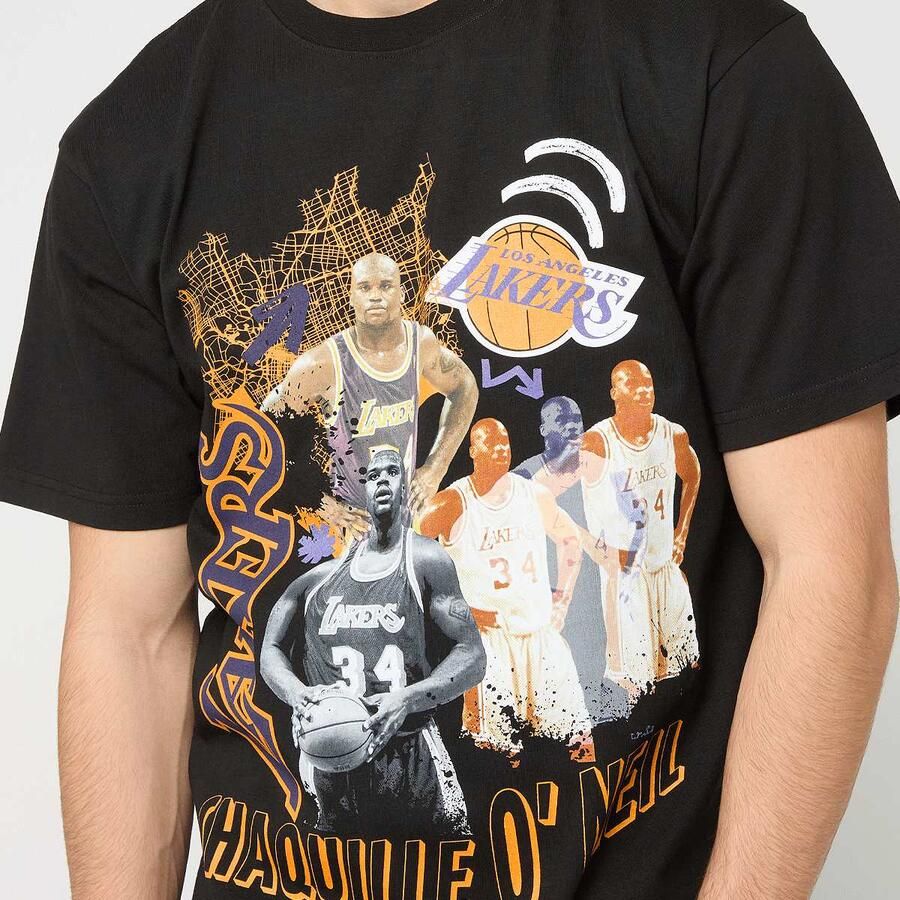 Mitchell & Ness Classic Sport Player Tee Los Angeles Lakers Men T-Shirts Polo's zwart Maat XL Kleding - Foto 2