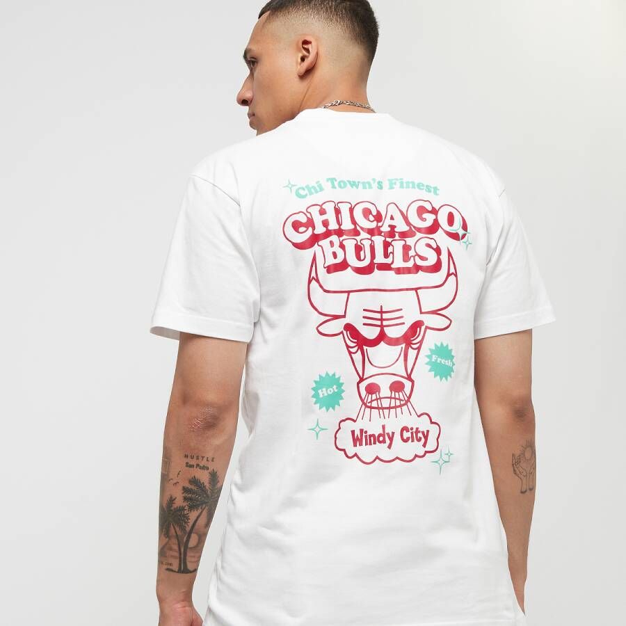 Mitchell & Ness Merch Take Out Nba Tee Chicago Bulls T-shirts Kleding white maat: S beschikbare maaten:S