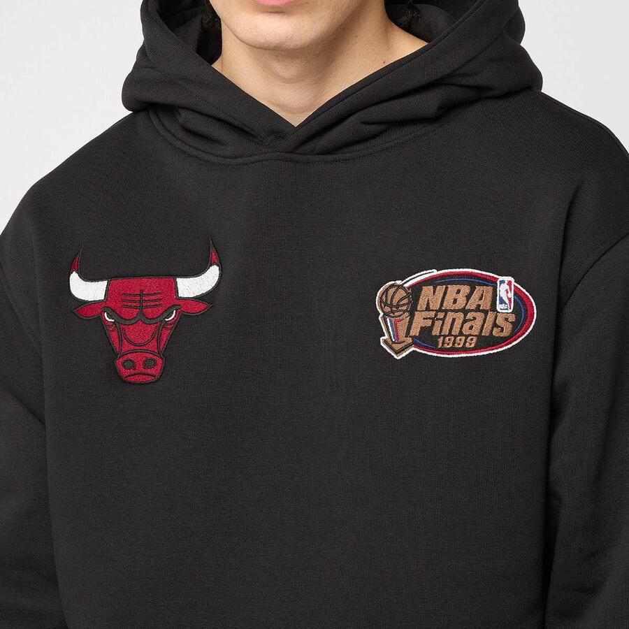 Mitchell & Ness NBA Black Out Collection Hoodie Chicago Bulls Men Hoodies Sweaters zwart Maat XL Kleding - Foto 2