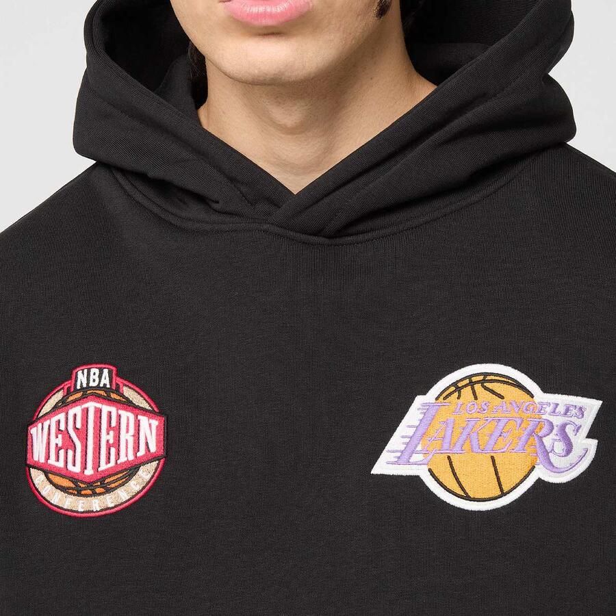 Mitchell & Ness NBA Black Out Collection Hoodie Los Angeles Lakers Men Hoodies Sweaters zwart Maat XL Kleding - Foto 2
