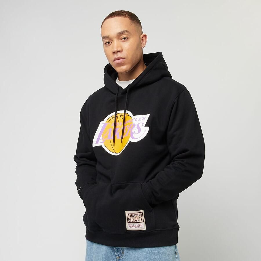 Mitchell & Ness NBA Los Angeles Lakers Logo Hoody Men Hoodies Sweaters zwart Maat XL Kleding - Foto 3