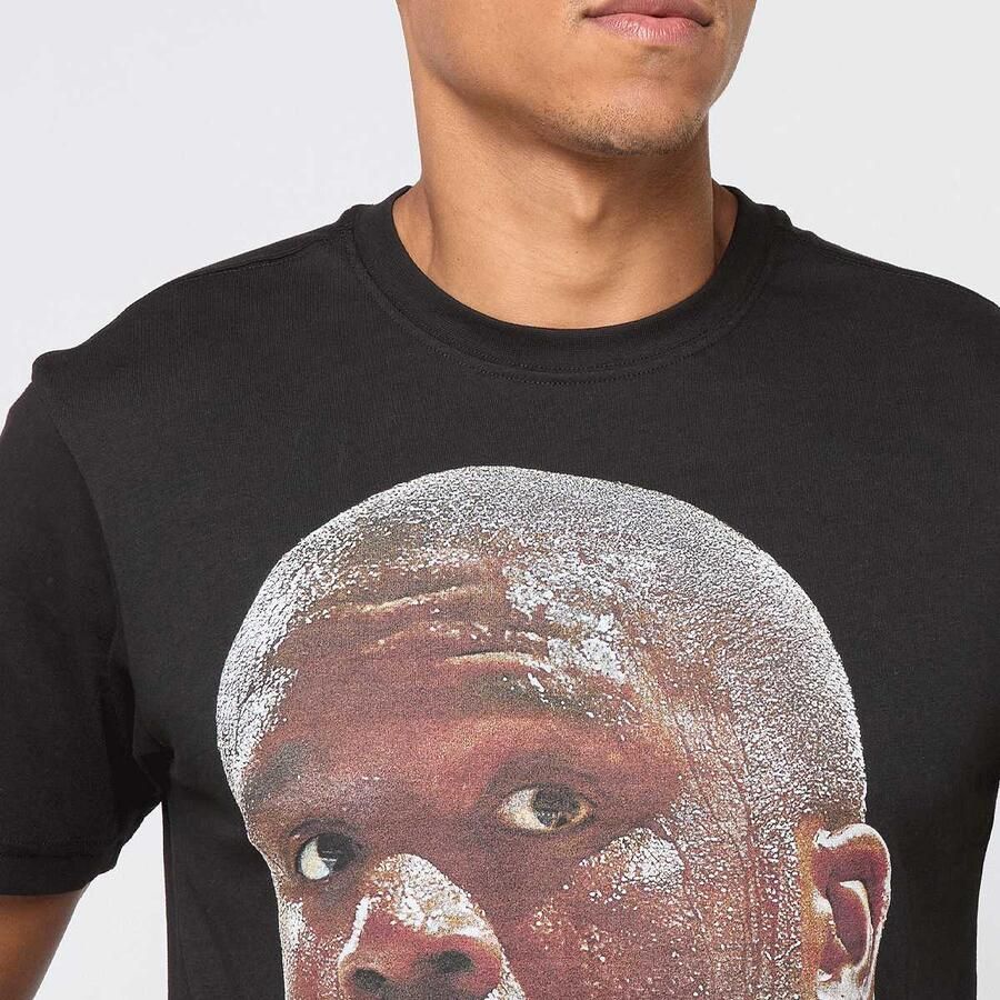 Mitchell & Ness NBA Los Angeles Lakers Player Big Face Tee Men T-Shirts Polo's zwart Maat XL Kleding - Foto 2