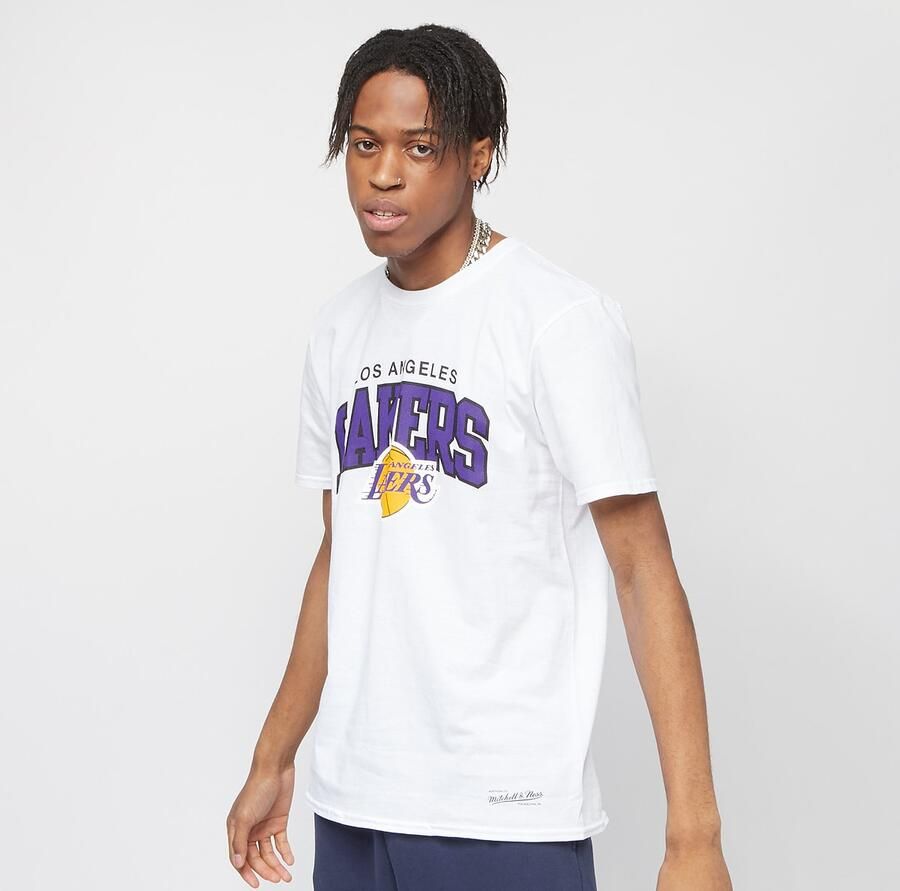 Mitchell & Ness Nba Los Angeles Lakers Table Top T-shirts Kleding white maat: S beschikbare maaten:S M L XL - Foto 3