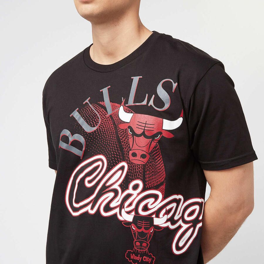 Mitchell & Ness NBA Maxed Out Tee Chicago Bulls men T-Shirts Polo's zwart Maat XXL Kleding - Foto 2