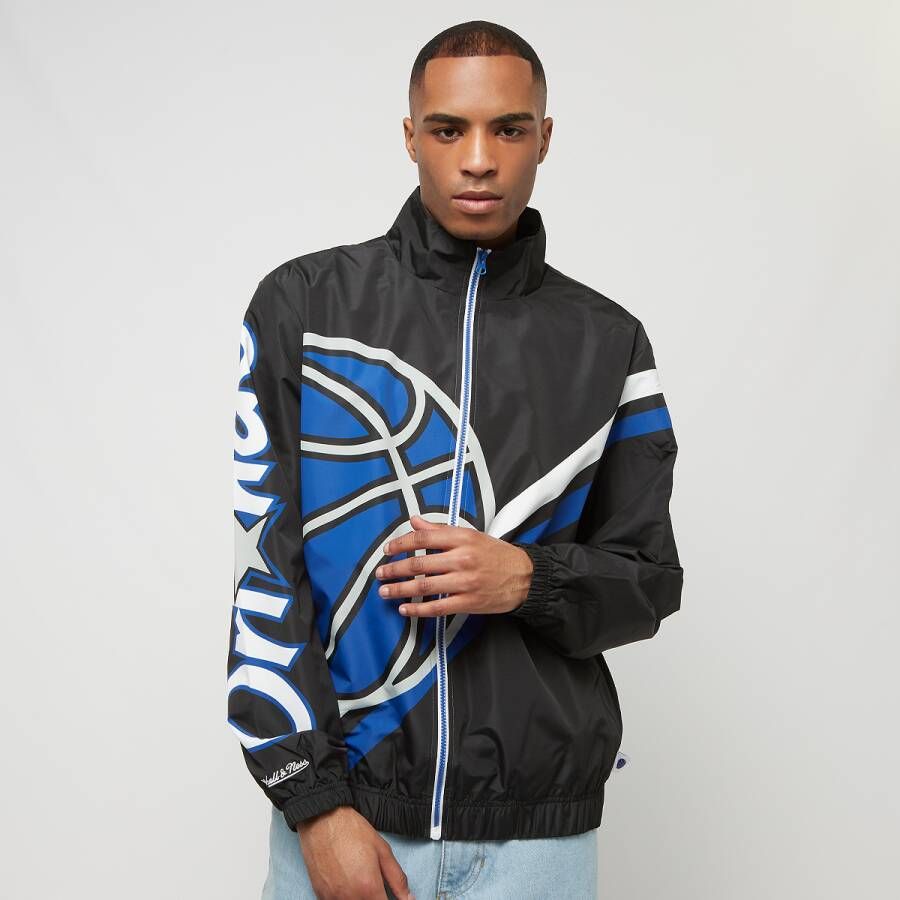 Mitchell & Ness Nba Orlando Magic Exploded Logo Warm Up Jacket Bomberjacks Kleding black maat: M beschikbare maaten:S M