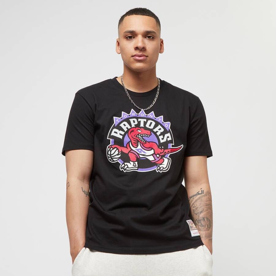 Mitchell & Ness Nba Team Logo Tee Toronto Raptors T-shirts Kleding Black maat: XL beschikbare maaten:S XL