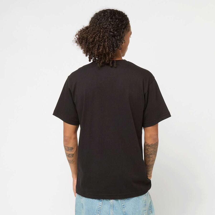 Mitchell & Ness NBPA Real Big Face Tee Stephan Curry Men T-Shirts Polo's zwart Maat XL Kleding