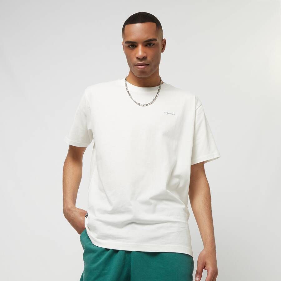 New Balance Essentials Cafe At Nb T-shirt 1 T-shirts Kleding white maat: XL beschikbare maaten:XL