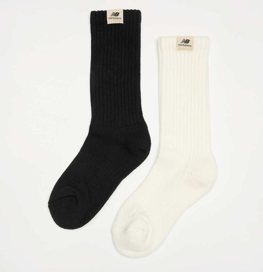 New Balance 2 PACK RELAXED CREW SOCKS multicolor Wo Sokken Maat 35-38 Kleding - Foto 2