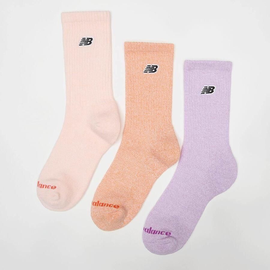 New Balance 3 PACK KIDS PATCH LOGO SEASONAL CREW blue Unisex Sokken multicolor Maat 27-30 Kleding - Foto 2