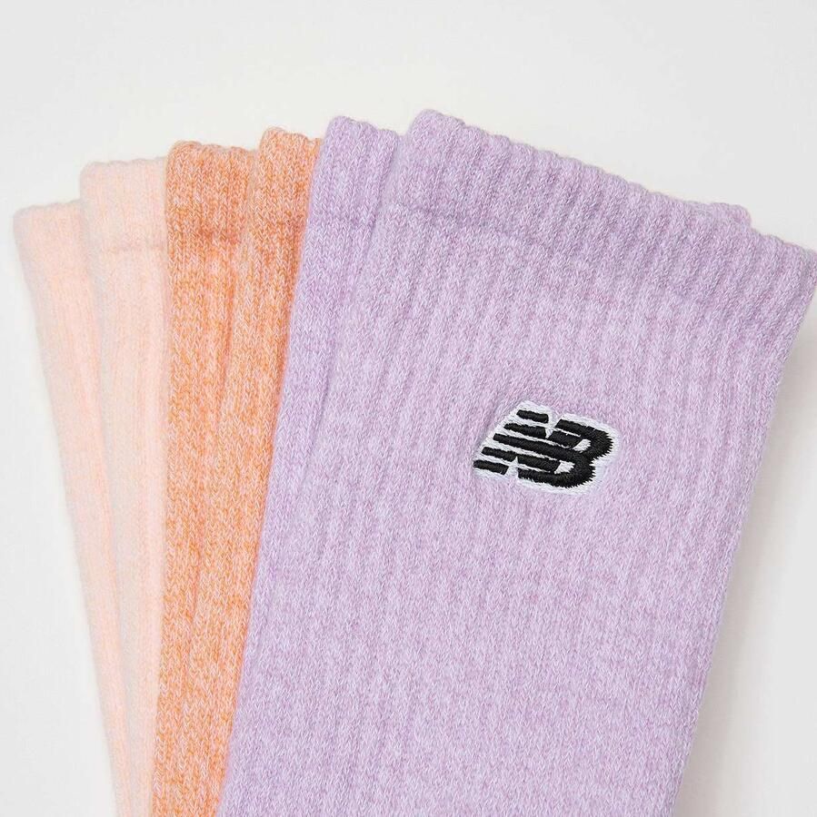 New Balance 3 PACK KIDS PATCH LOGO SEASONAL CREW blue Unisex Sokken multicolor Maat 27-30 Kleding